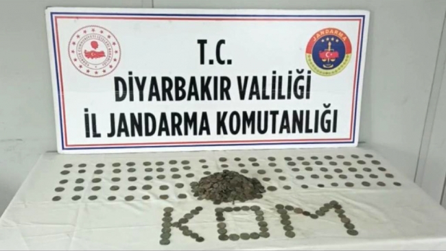 Diyarbakır'da 1001 sikke ele geçirildi